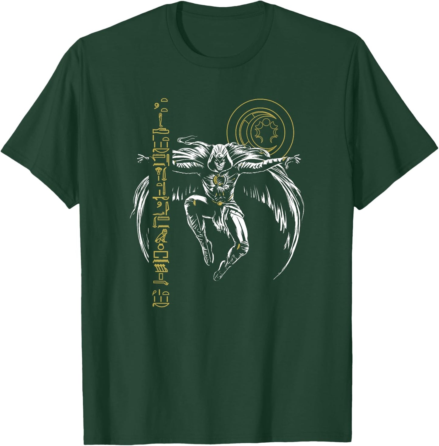 Marvel Moon Knight Action Glyph Poster T-Shirt - T-Shirt | Forest