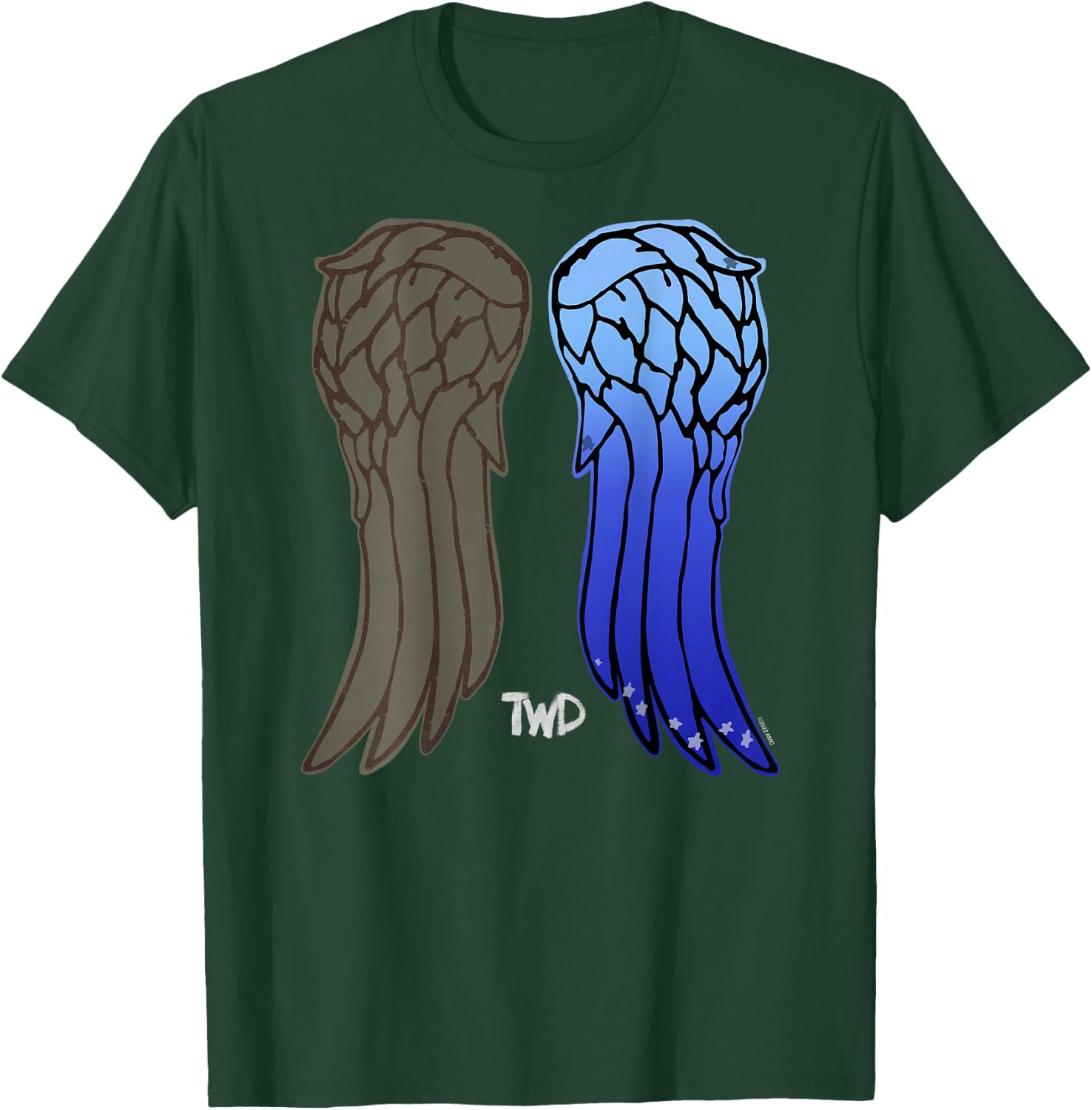 The Walking Dead Daryl Dixon New Wings Small T-Shirt - T-Shirt | Forest