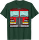 Fire Truck Costume Halloween Firefighter Fireman Men Boys T-Shirt - T-Shirt | Forest