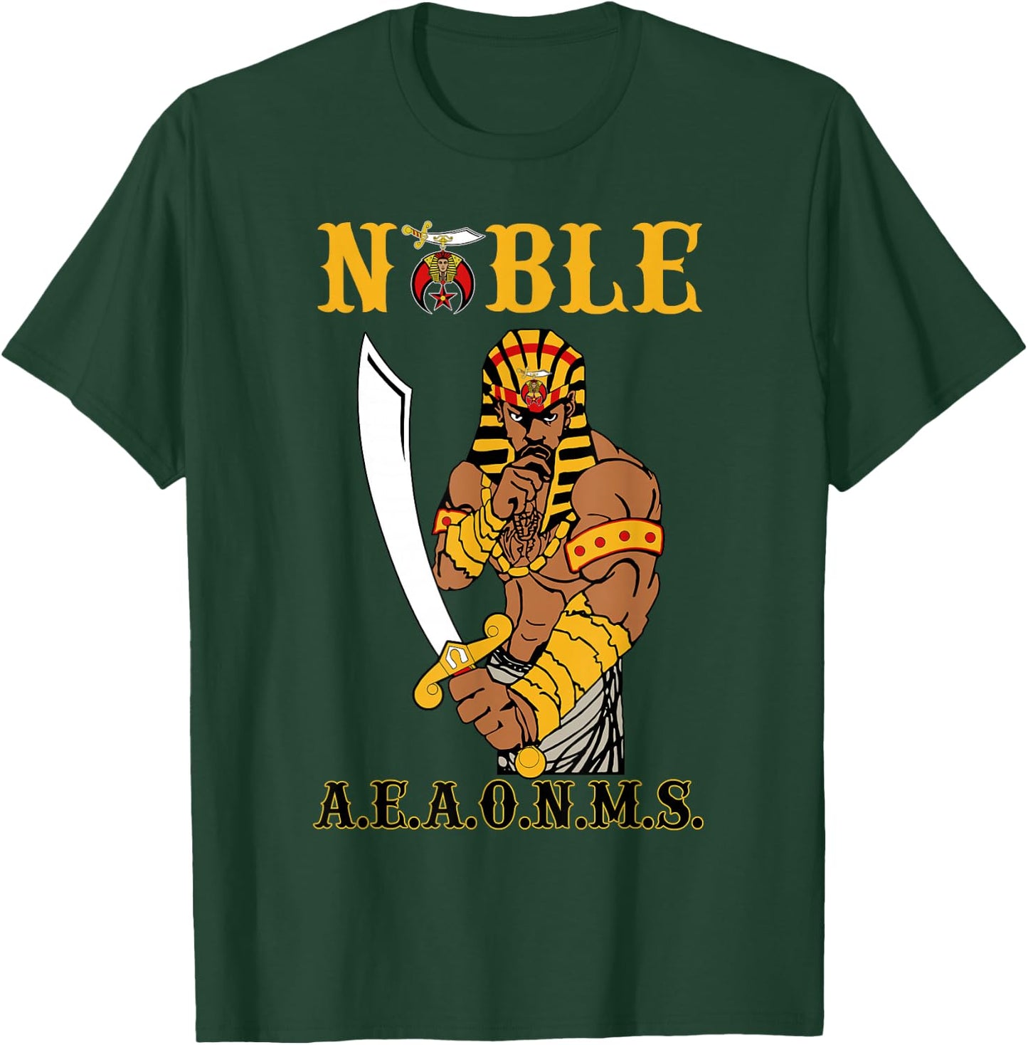 Shriner Noble Pharaoh Mason PH Shriner AEAONMS Father's Day T-Shirt - T-Shirt | Forest