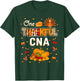 One Thankful CNA Fall Leaves Autumn CNA Thanksgiving T-Shirt - T-Shirt | Forest