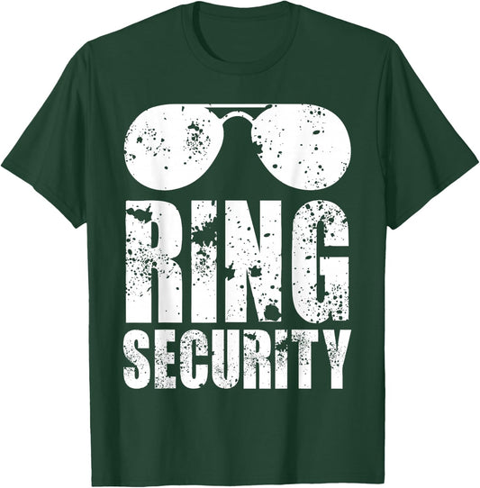 Ring Security Shirt Ring Bearer Boys Wedding Party T-Shirt - T-Shirt | Forest