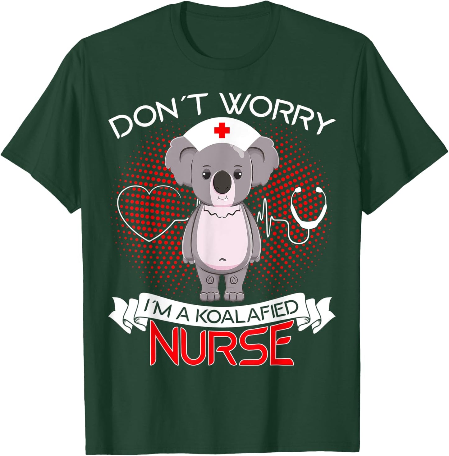 Koalafied Nurse Koala Bear Costume T-Shirt - T-Shirt | Forest
