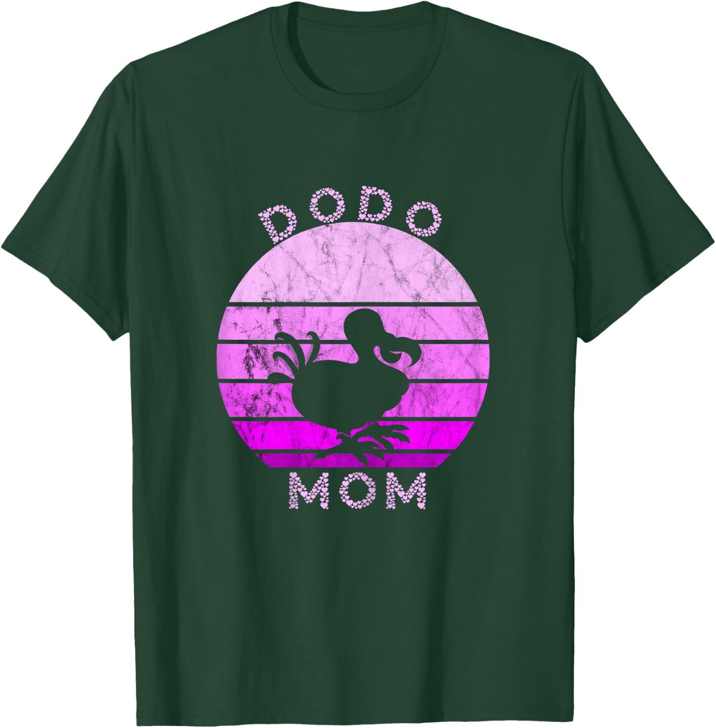 Dodo Mom Dodo Bird Retro Vintage Dronte Bird Mother T-Shirt - T-Shirt | Forest