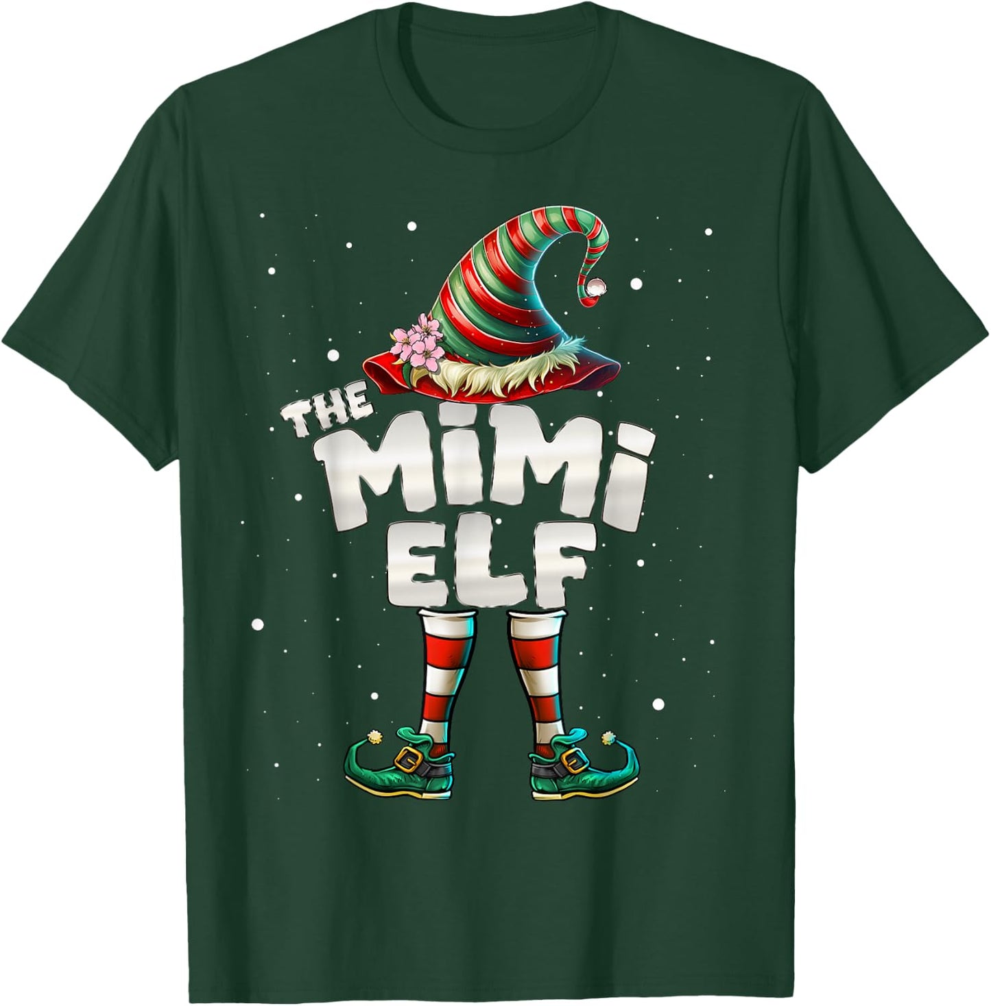 I'm The Mimi Elf Family Matching Group Christmas T-Shirt - T-Shirt | Forest