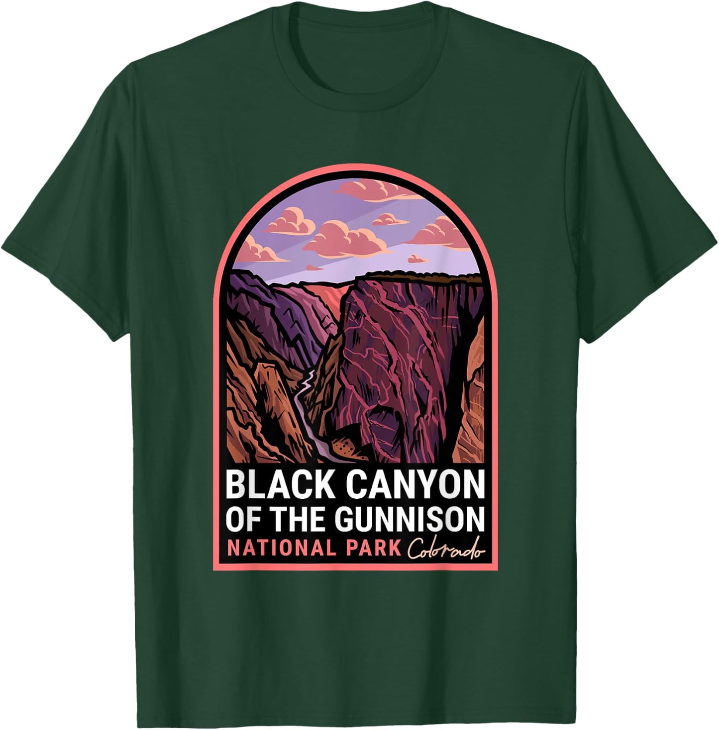 Black Canyon of the Gunnison National Park T-Shirt - T-Shirt | Forest
