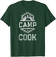 Vintage CAMP COOK Chef Squad Camping Cooking Team Funny T-Shirt - T-Shirt | Forest