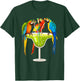 Parrots Drinking Margarita On Summer Vacation Birds Gift T-Shirt - T-Shirt | Forest