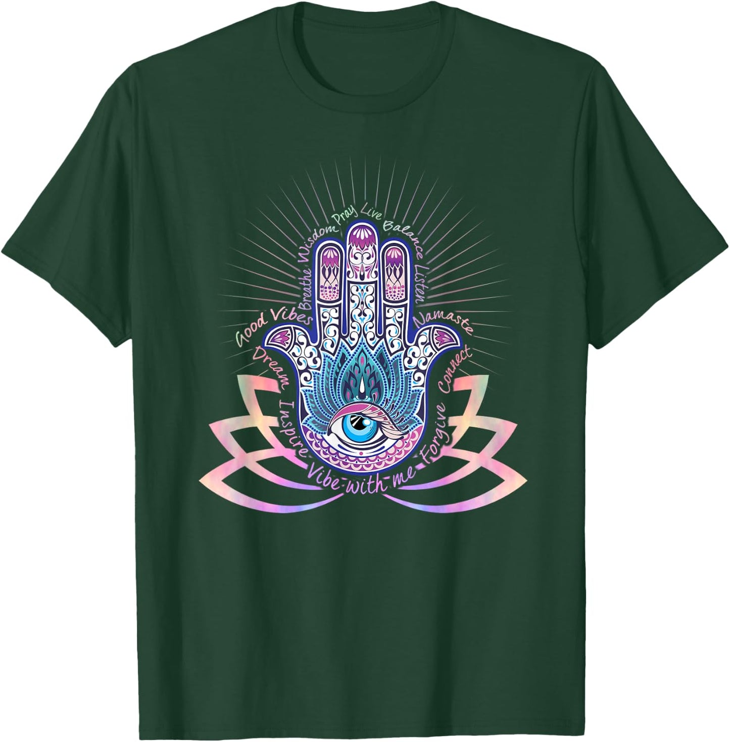 Buddha Dimond Lotus Zen Yoga Shirt Buddha dimond Lotus T-Shirt - T-Shirt | Forest