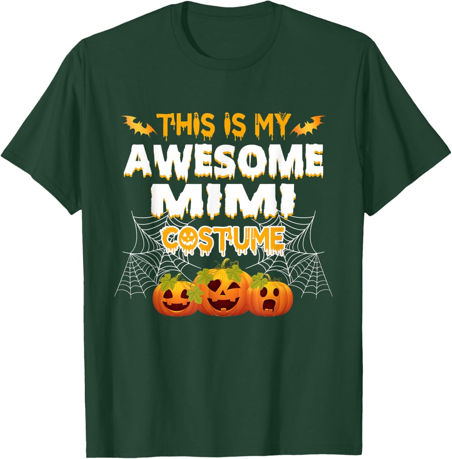 This Is My Awesome Mimi Costume Halloween Gift T-Shirt - T-Shirt | Forest