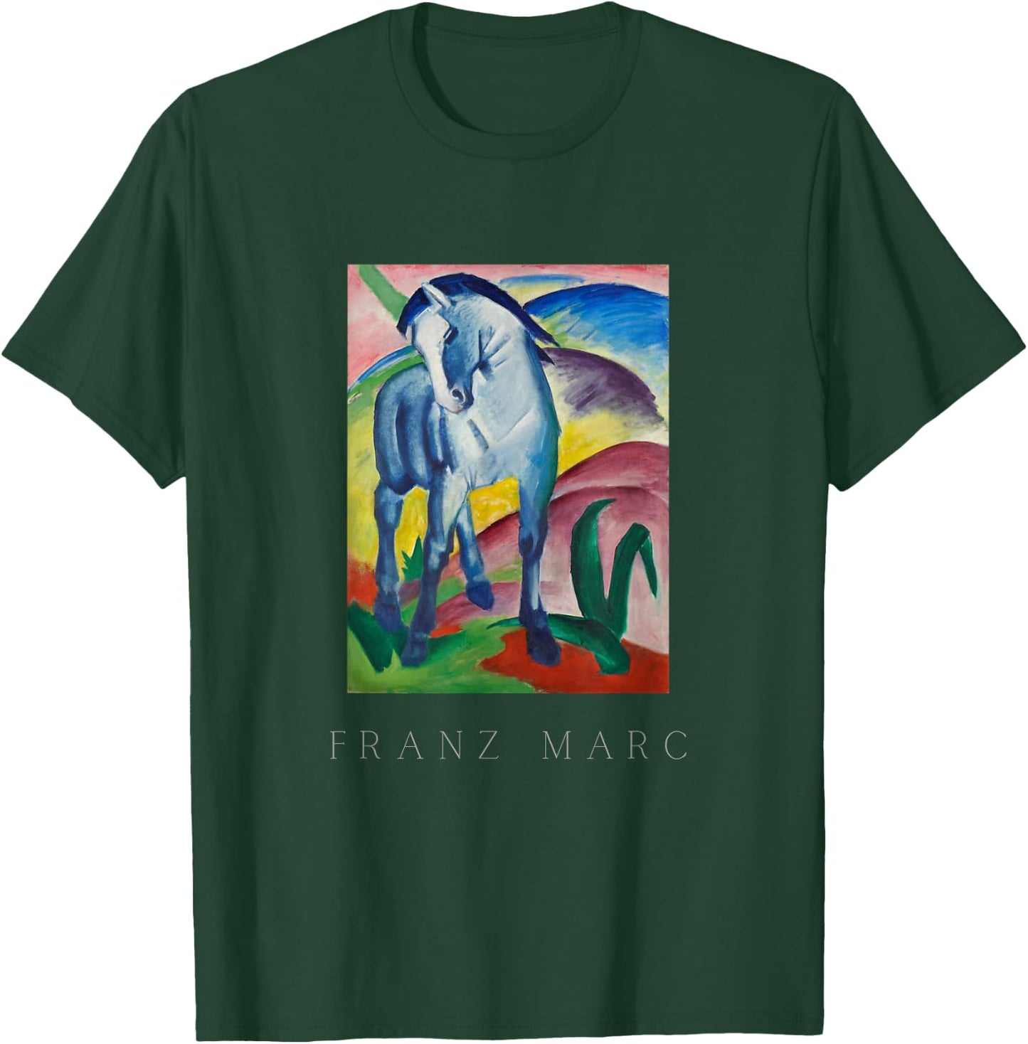 Blue Horse Franz Marc T-Shirt - T-Shirt | Forest