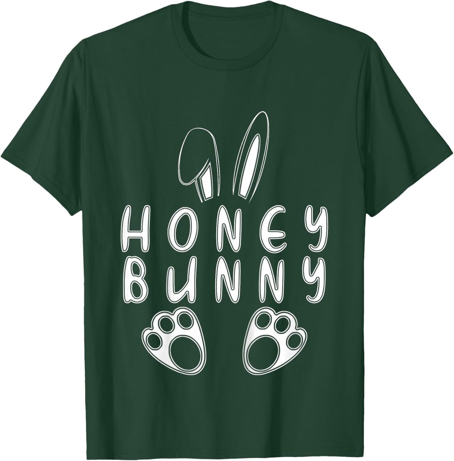 Easter Pajamas Toddler Easter Honey Bunny Easter For Kids T-Shirt - T-Shirt | Forest