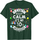I Can't Keep Calm It's My 10th Birthday 10 Year Old T-Shirt - T-Shirt | Forest