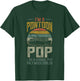 Pontoon Boat Pop Apparel Fathers Day Boating Captain Grandpa T-Shirt - T-Shirt | Forest