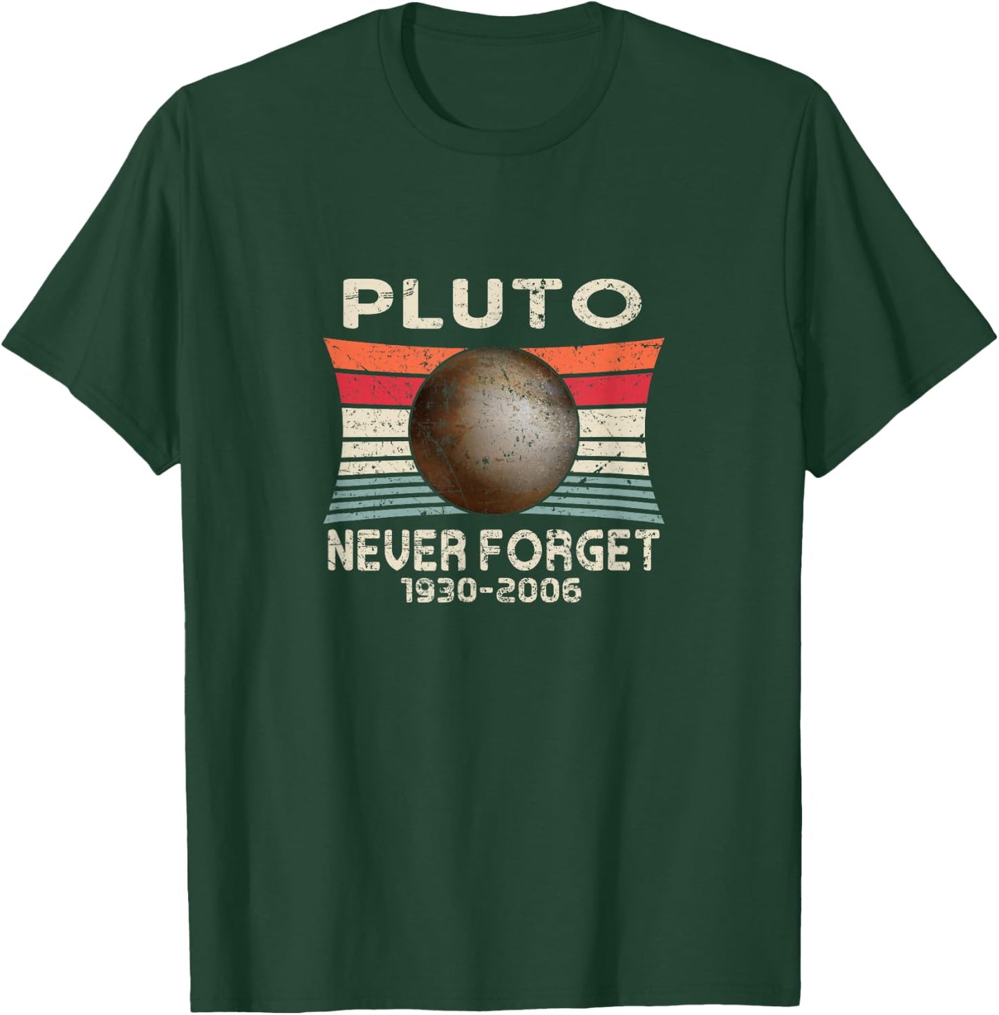 Geek School Chemist Teacher scientific Pluto never forget T-Shirt - T-Shirt | Forest