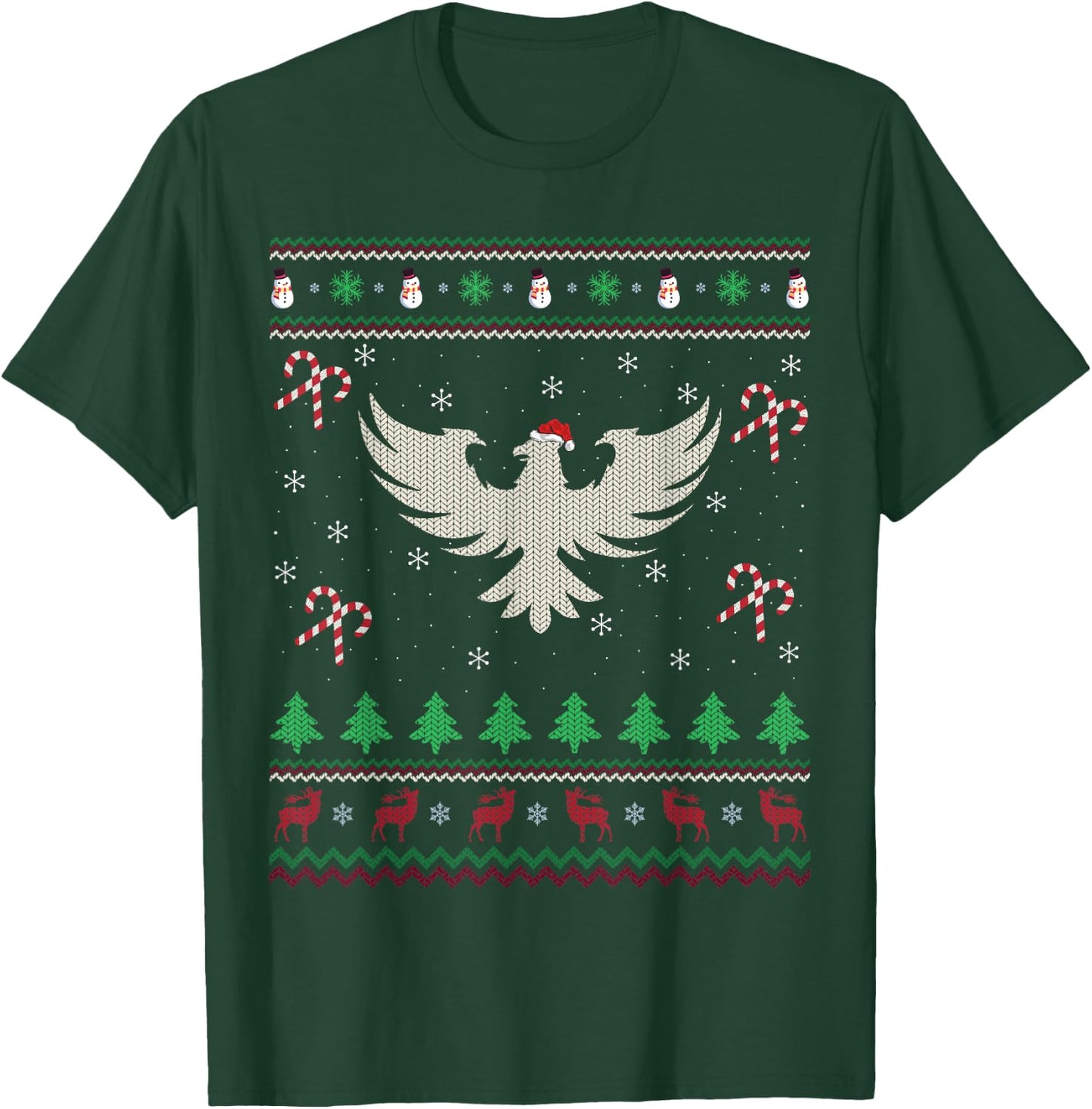 Funny Phoenix Lover Xmas Ugly Phoenix Christmas T-Shirt - T-Shirt | Forest