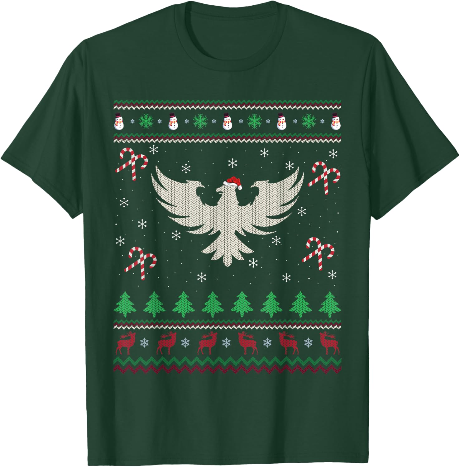 Funny Phoenix Lover Xmas Ugly Phoenix Christmas T-Shirt - T-Shirt | Forest