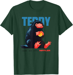 Fantastic Beasts 3 Teddy The Niffler T-Shirt - T-Shirt | Forest