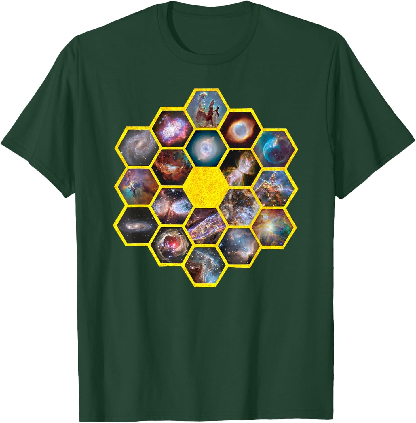 James Webb Space Telescope JWST T-Shirt - T-Shirt | Forest