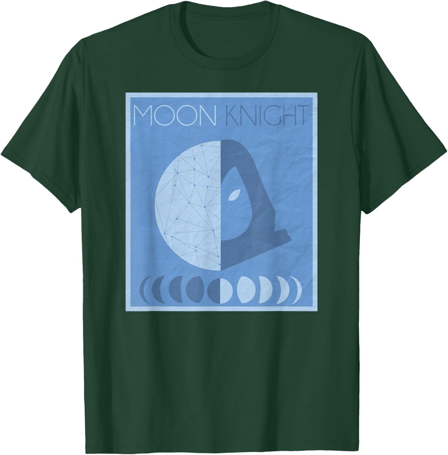 Marvel Moon Knight Constellation Mask Graphic T-Shirt - T-Shirt | Forest