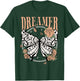 Vintage Retro Dreamer Butterfly 80's 90's Style Lover Gift T-Shirt - T-Shirt | Forest