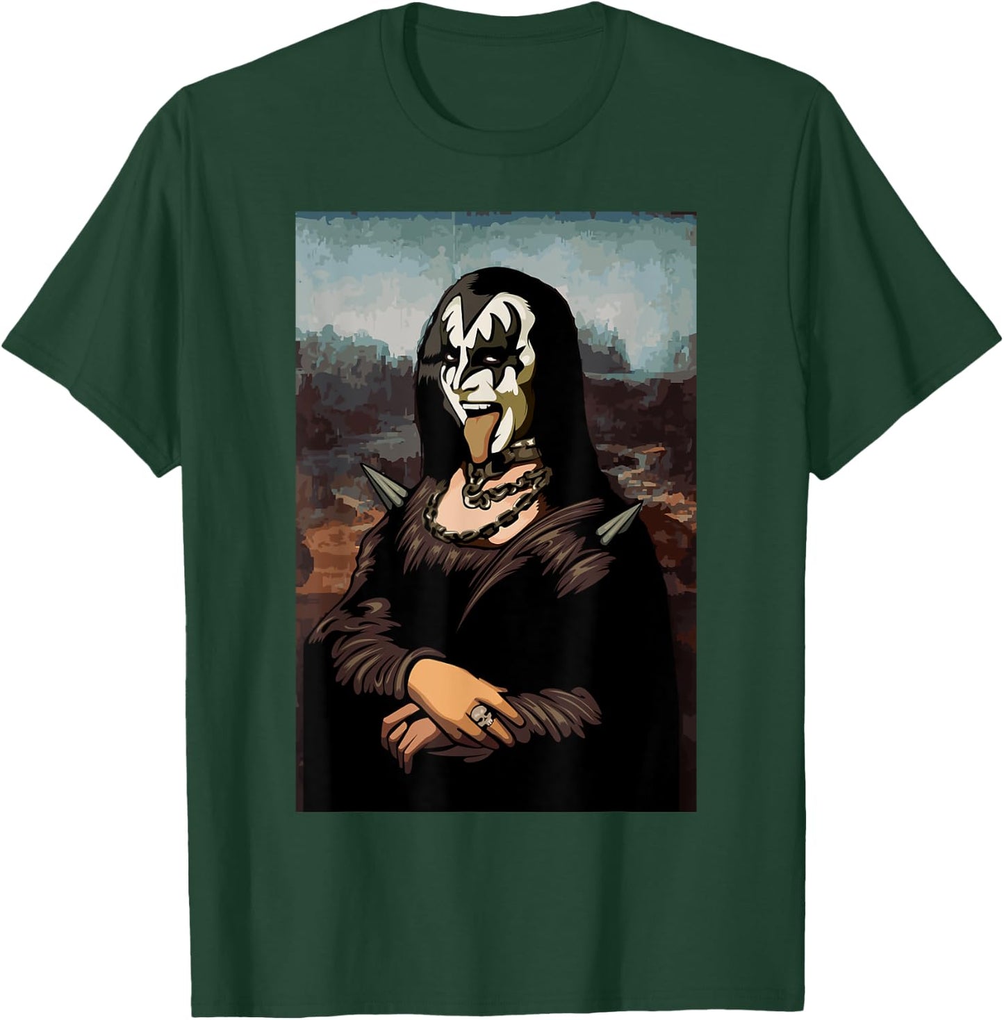 Rock N Roll Band Lazy Halloween Costume Rocker Music Lover T-Shirt - T-Shirt | Forest