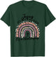 Jesus It's not a Religion It's a Relationship Pink Rainbow T-Shirt - T-Shirt | Forest