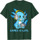 Gamesolotl Axolotl Gamer with Headset Cute Anime Kawaii T-Shirt - T-Shirt | Forest
