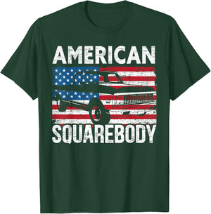 Square Body for a Old Chevy Pickup Truck Lovers T-Shirt - T-Shirt | Forest