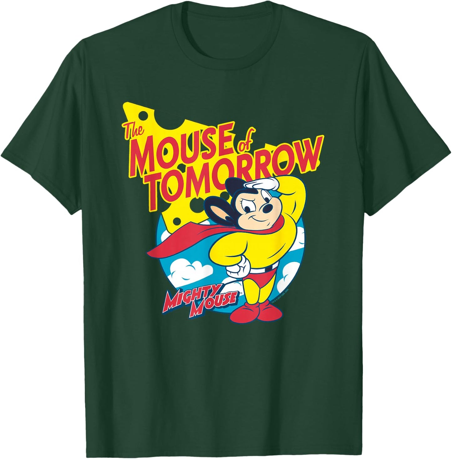 Mighty Mouse Mouse Of Tomorrow T-Shirt - T-Shirt | Forest