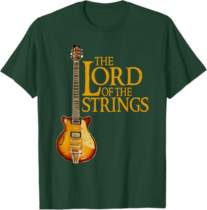 The Lord Of The Strings Electric Guitar Rock Music Lovers T-Shirt - T-Shirt | Forest