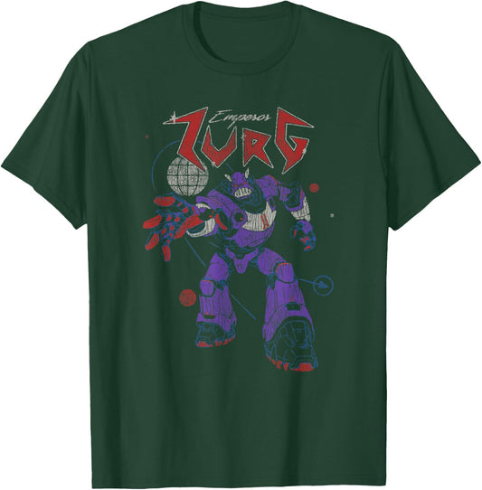 Disney Pixar Lightyear Emperor Zurg Retro Metal Poster T-Shirt - T-Shirt | Forest