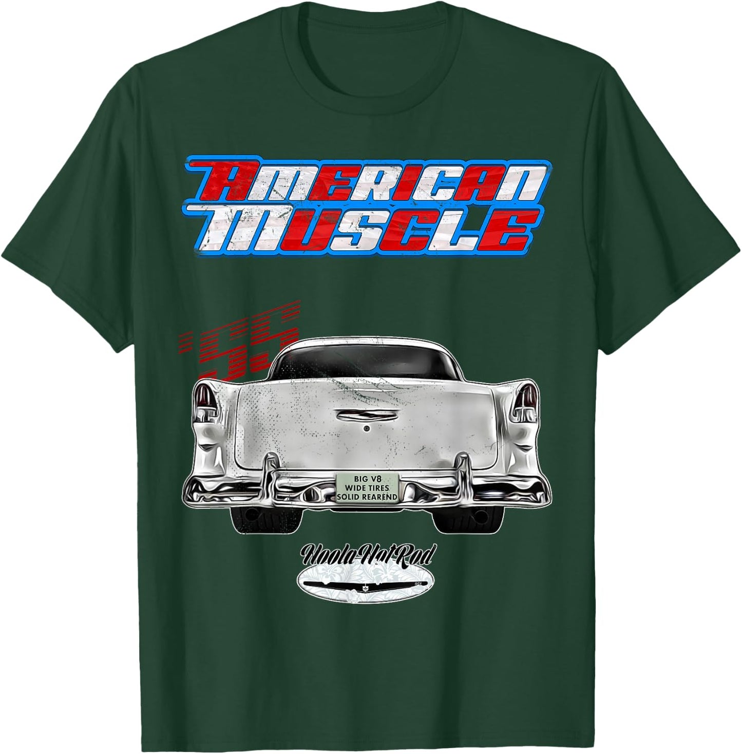 Rockabilly, 1955, Fifties, Bel Air, Belair, Tailfins, Pro Touring T-Shirt - T-Shirt | Forest