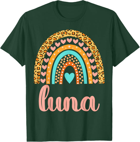 Luna Luna Name Birthday Shirt Gift T-Shirt - T-Shirt | Forest