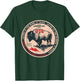 Ute Native American Indian Born Freedom Wild Buffalo T-Shirt - T-Shirt | Forest