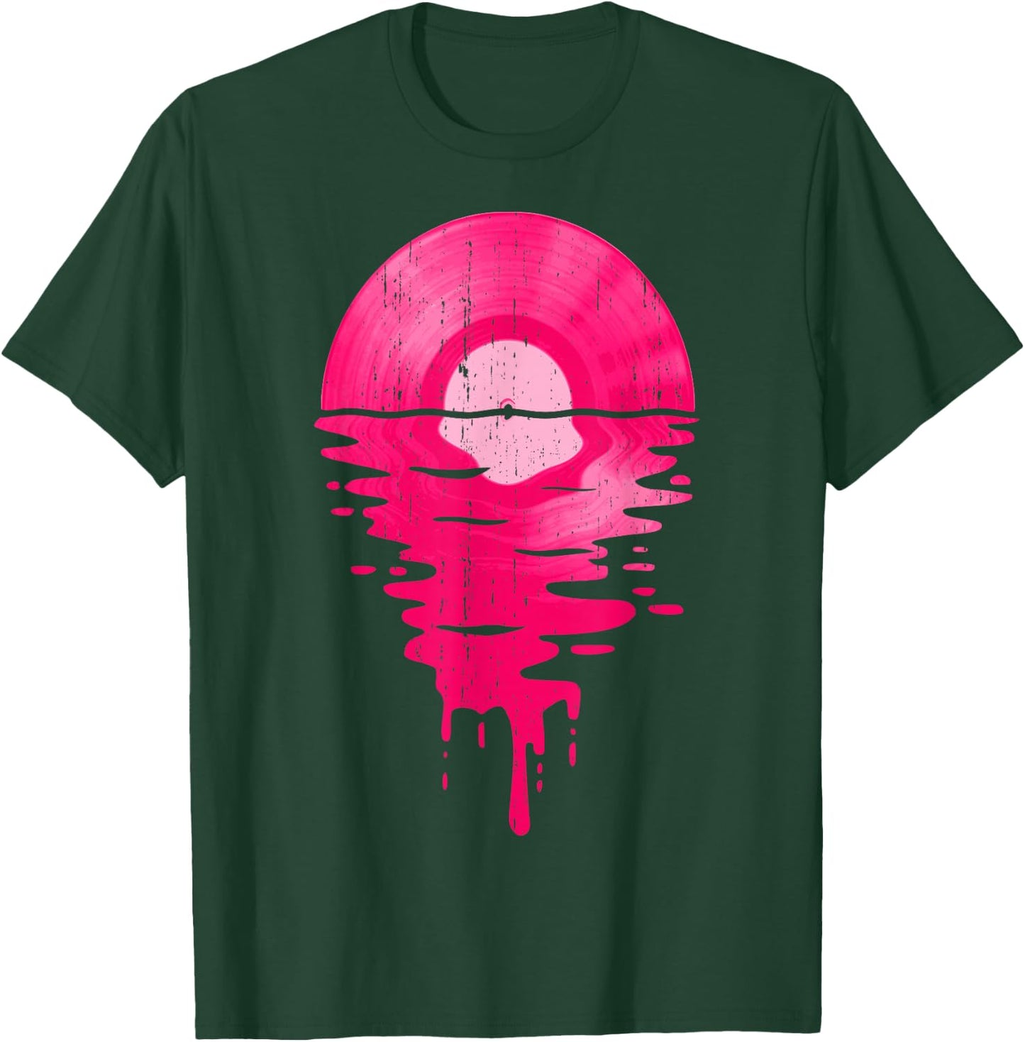 Vinyl Record Music LP Classic 80s Sunset T-Shirt - T-Shirt | Forest