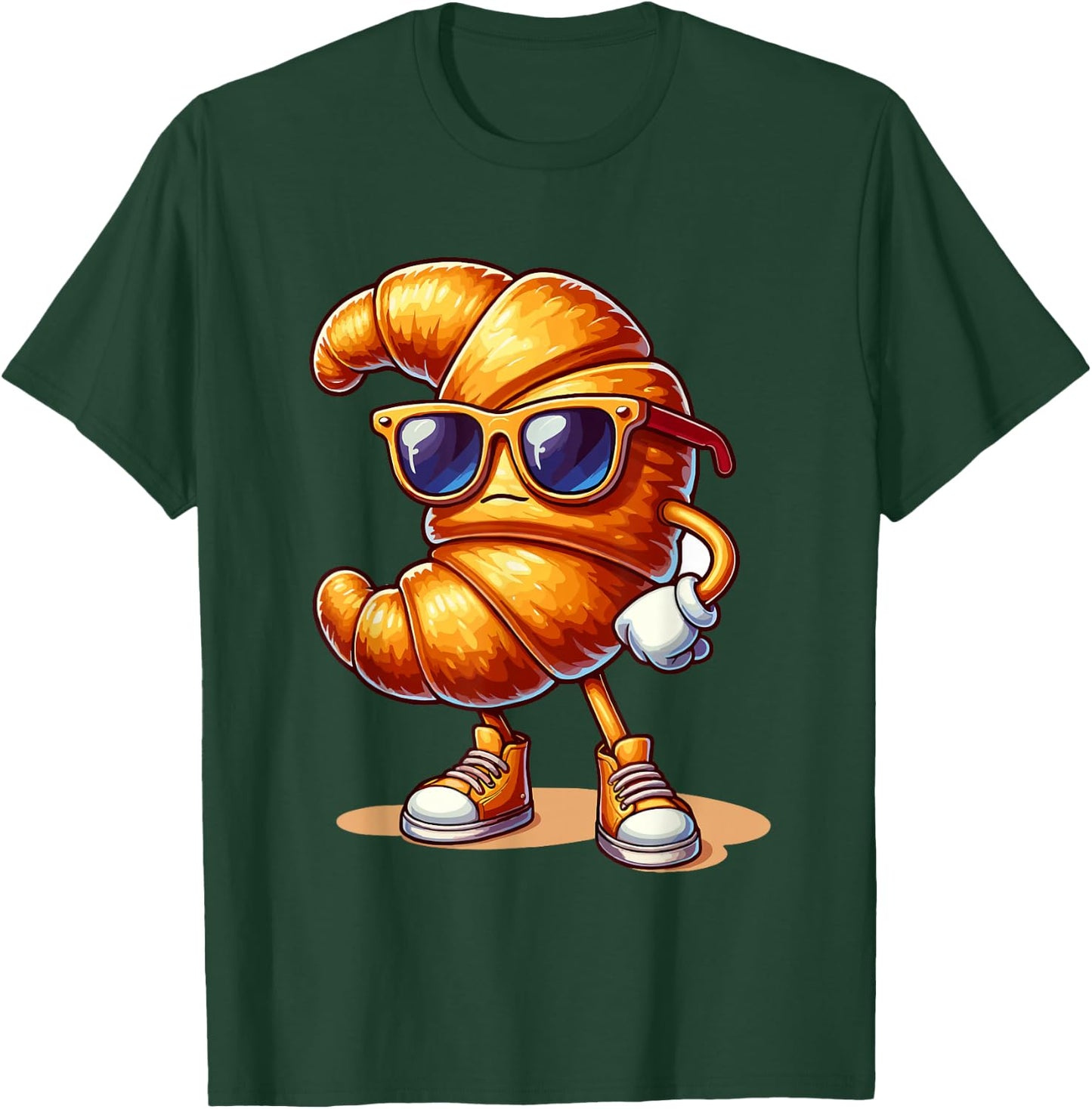 Butter Croissant French Food French Cuisine Baker Baking T-Shirt - T-Shirt | Forest
