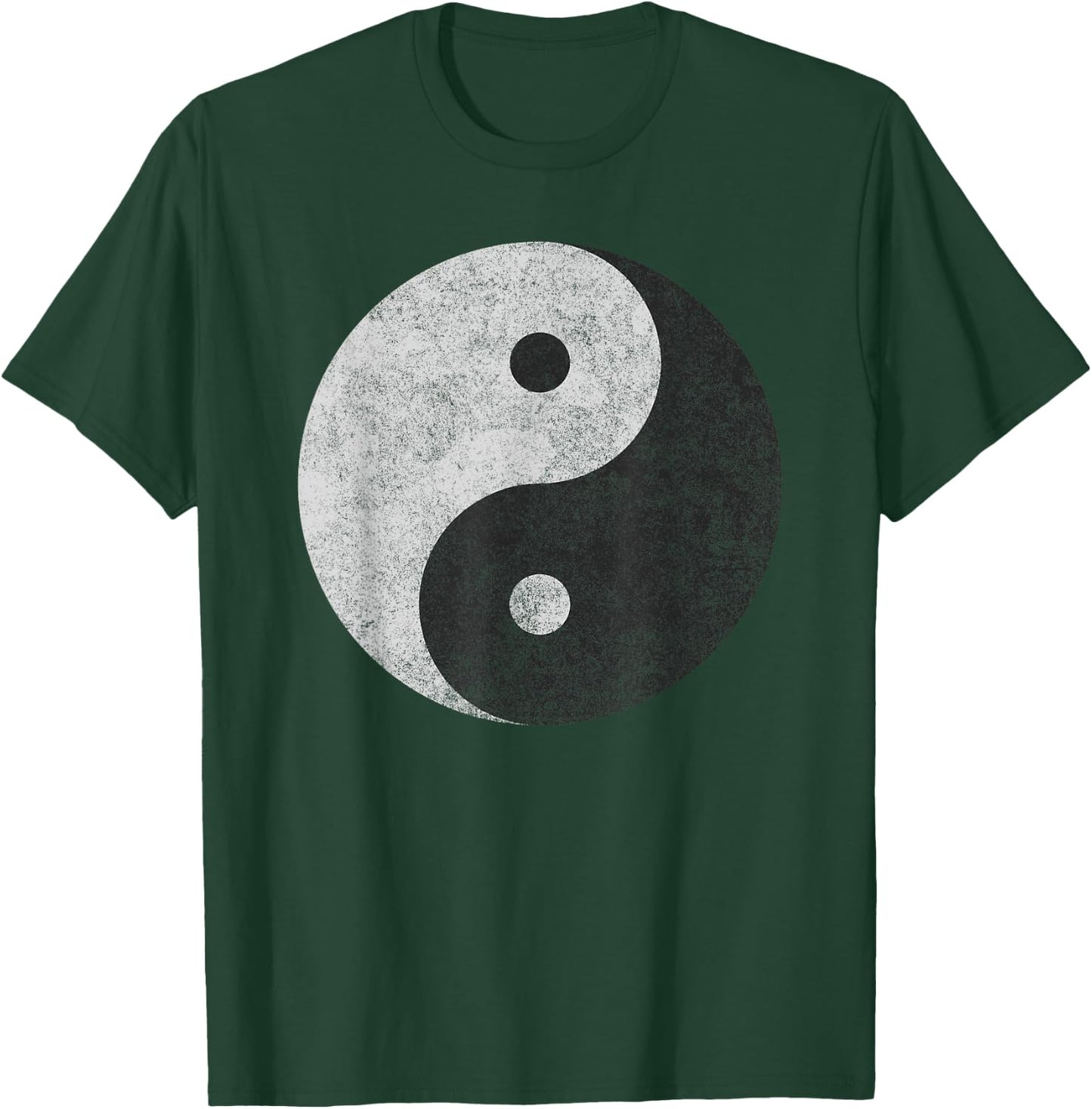 Yin Yang Symbol Tao Taijitu Yoga Peace Love (Ver. 2) T-Shirt - T-Shirt | Forest