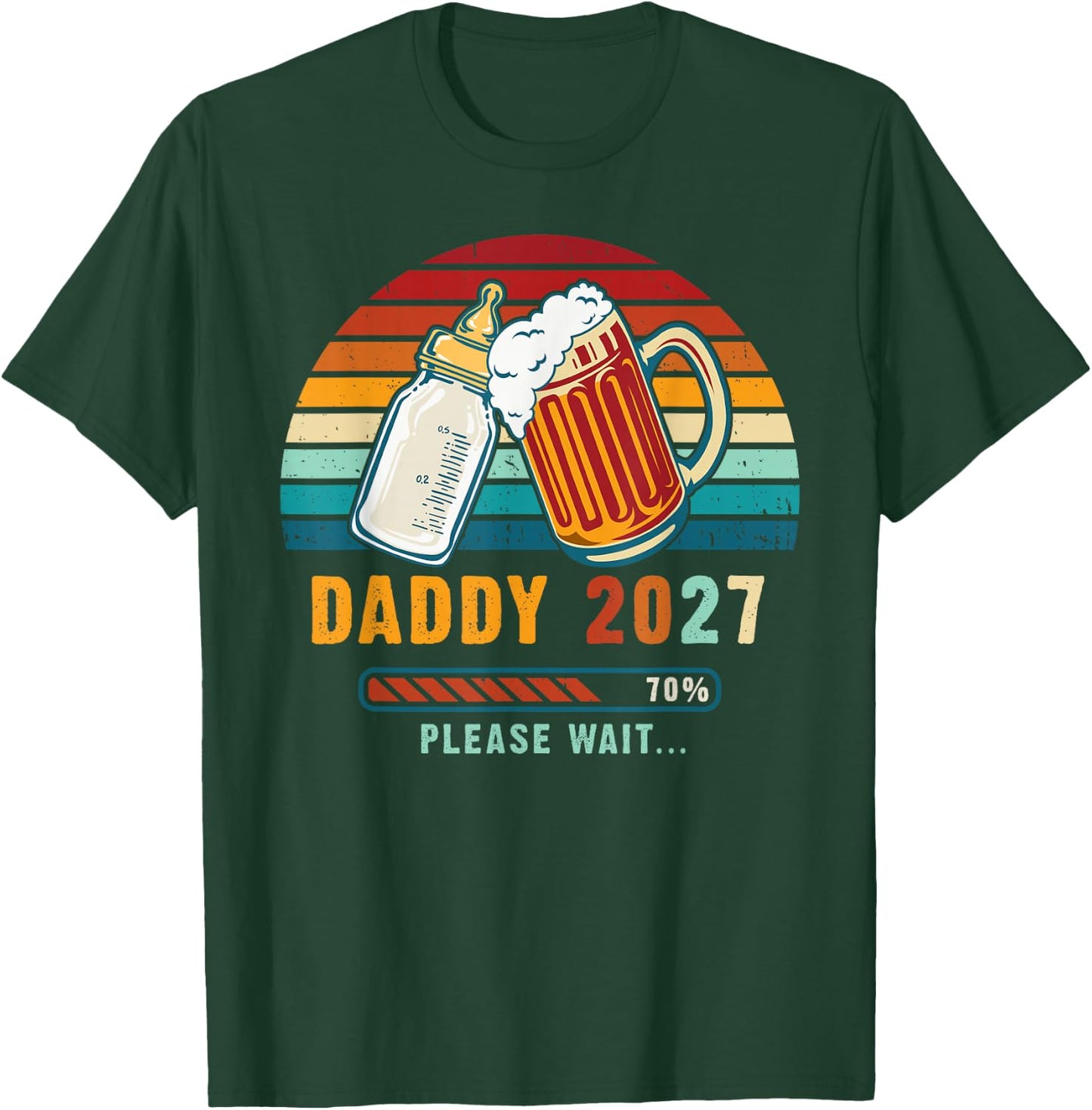 Soon to Be Daddy 2027 Going to Be A Dad T-Shirt - T-Shirt | Forest