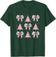 Coquette Pink Christmas Trees and Pink Bows Woman's Girl's T-Shirt - T-Shirt | Forest