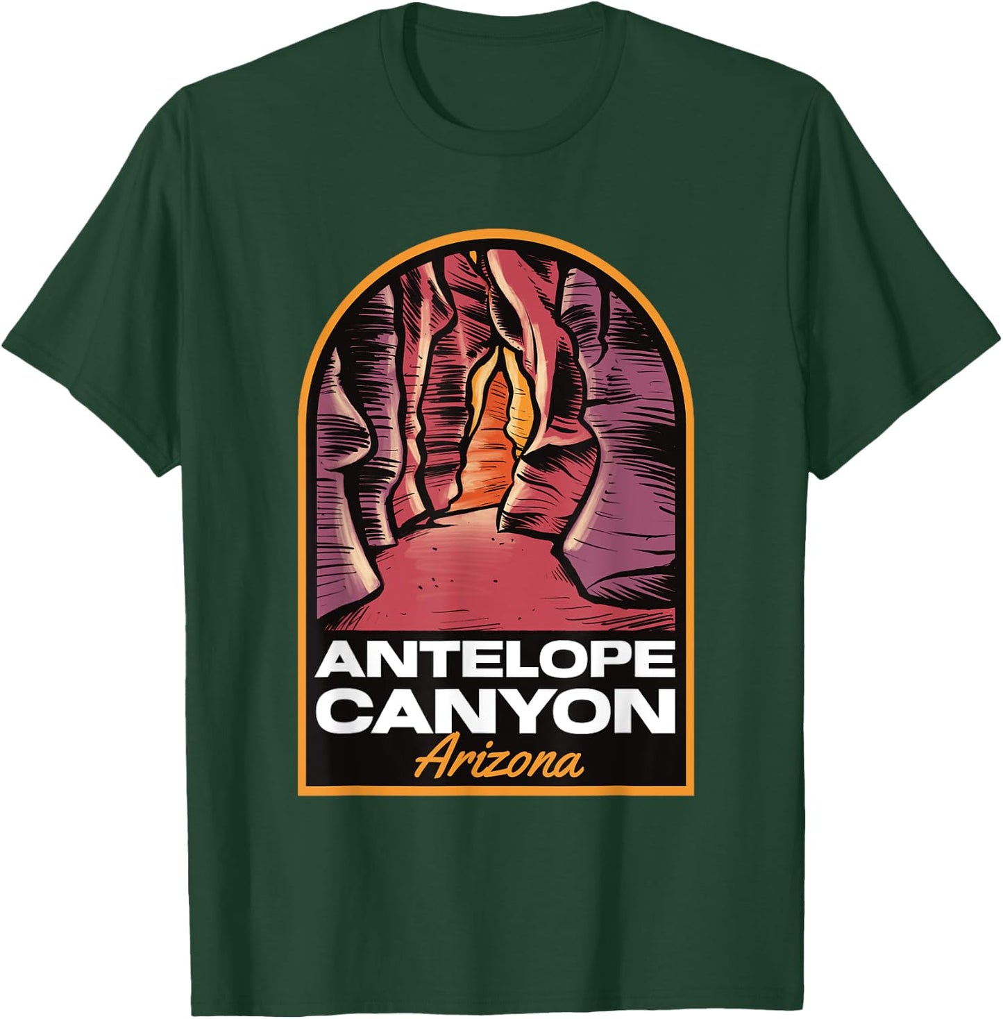 Antelope Canyon Arizona Vintage T-Shirt - T-Shirt | Forest