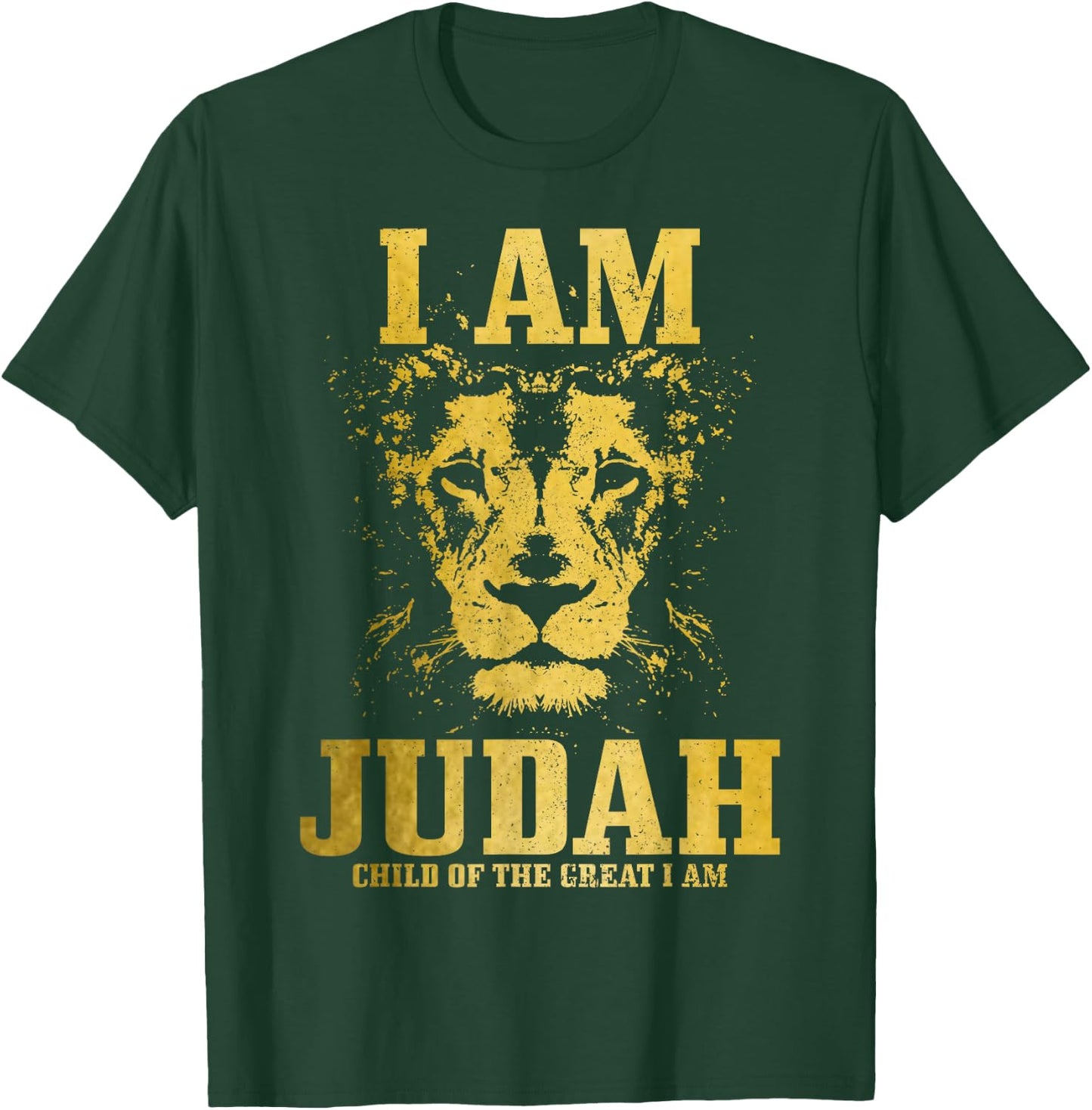 I Am Judah Child Of The Great Lion Israelite Israel Hebrew T-Shirt - T-Shirt | Forest