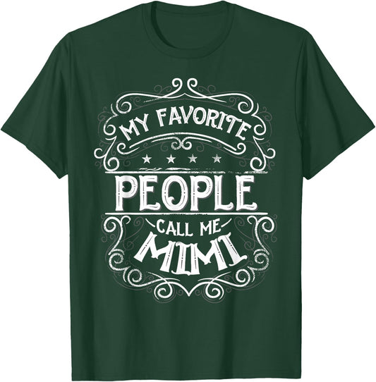 People Call Me Mimi Shirt, Grandma Gifts from Grandchildren T-Shirt - T-Shirt | Forest