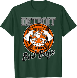 Detroit FIRE Department The Boys are Bad T-Shirt - T-Shirt | Forest
