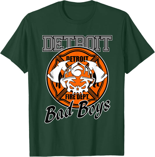Detroit FIRE Department The Boys are Bad T-Shirt - T-Shirt | Forest