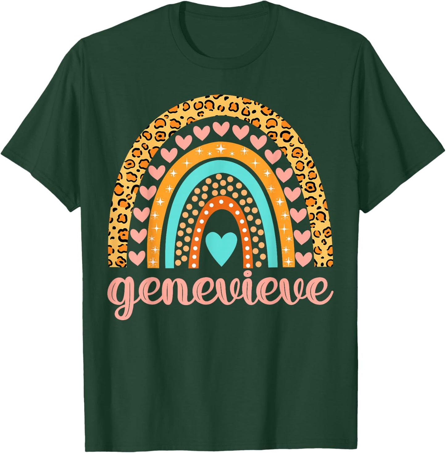 Genevieve Genevieve Name Birthday Shirt Gift T-Shirt - T-Shirt | Forest