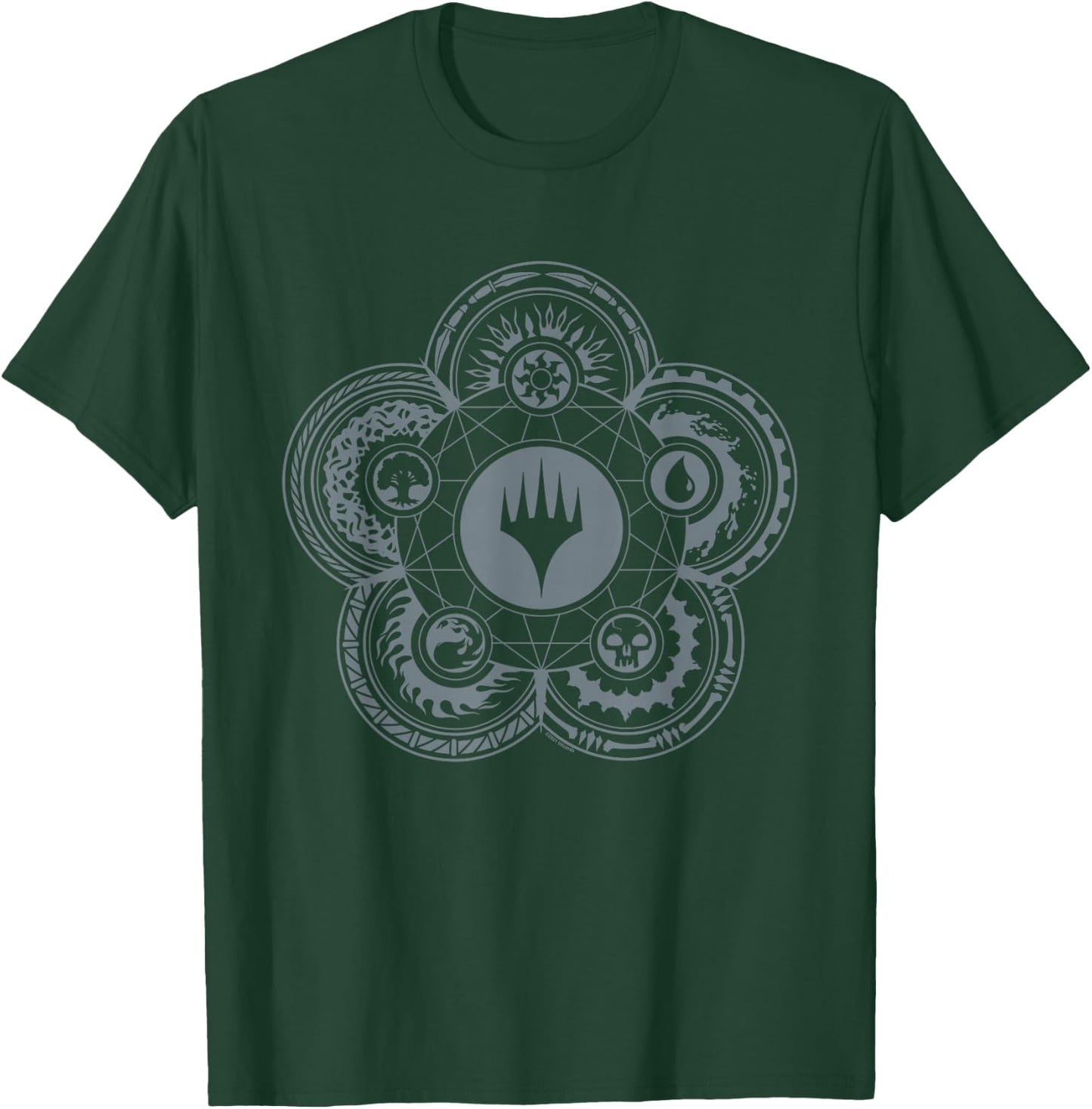 Magic: The Gathering Icon Hieroglyph Small T-Shirt - T-Shirt | Forest