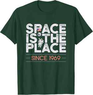 Apollo 11 50th Anniversary Moon Landing 1969 Usa Flag Gift 1 T-Shirt - T-Shirt | Forest