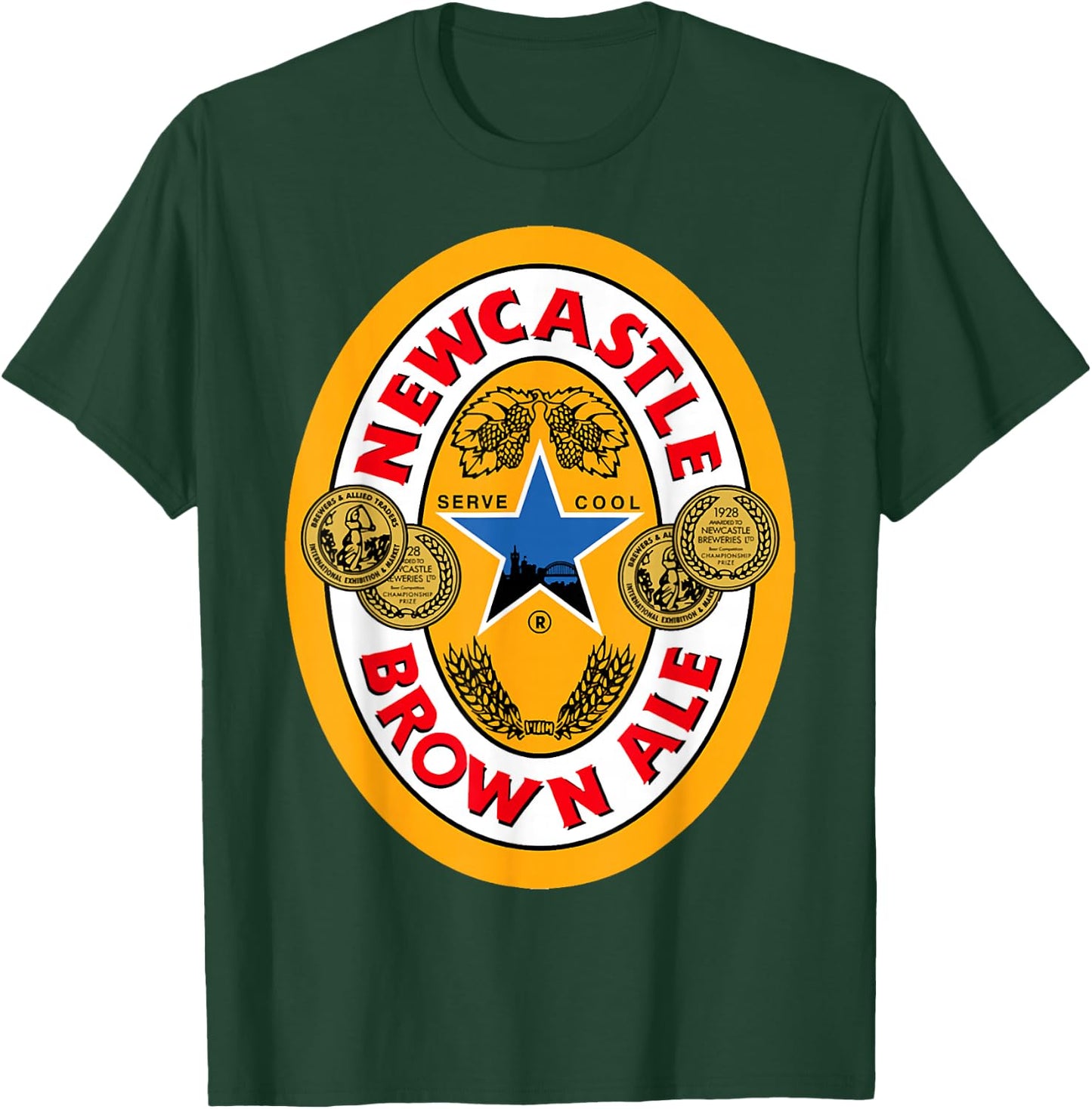 N.ewcastle funny b.rown a.le b.eer T-Shirt - T-Shirt | Forest