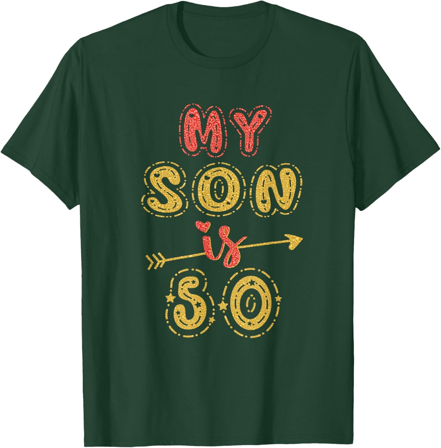 My Son Is 50 Years Old 50th Birthday Idea T-Shirt - T-Shirt | Forest